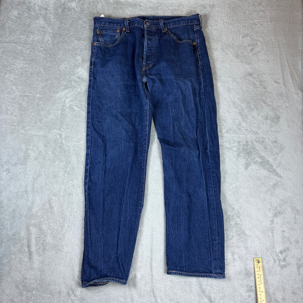 Levi's Jeans Men 34x30 501 '93 Straight Leg Blue Faded Button Fly Denim